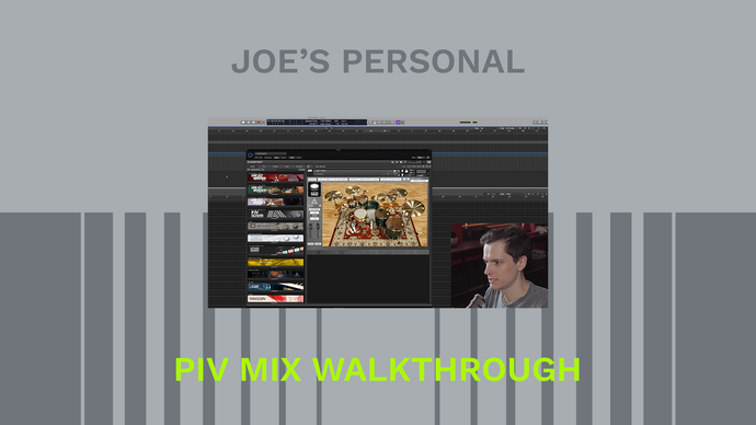 Joe's Personal PIV Matt Halpern Sig Pack Template Mix Walkthrough