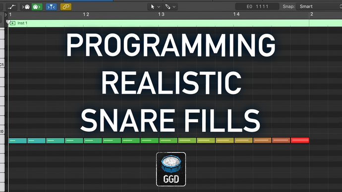Programming realistic snare fills